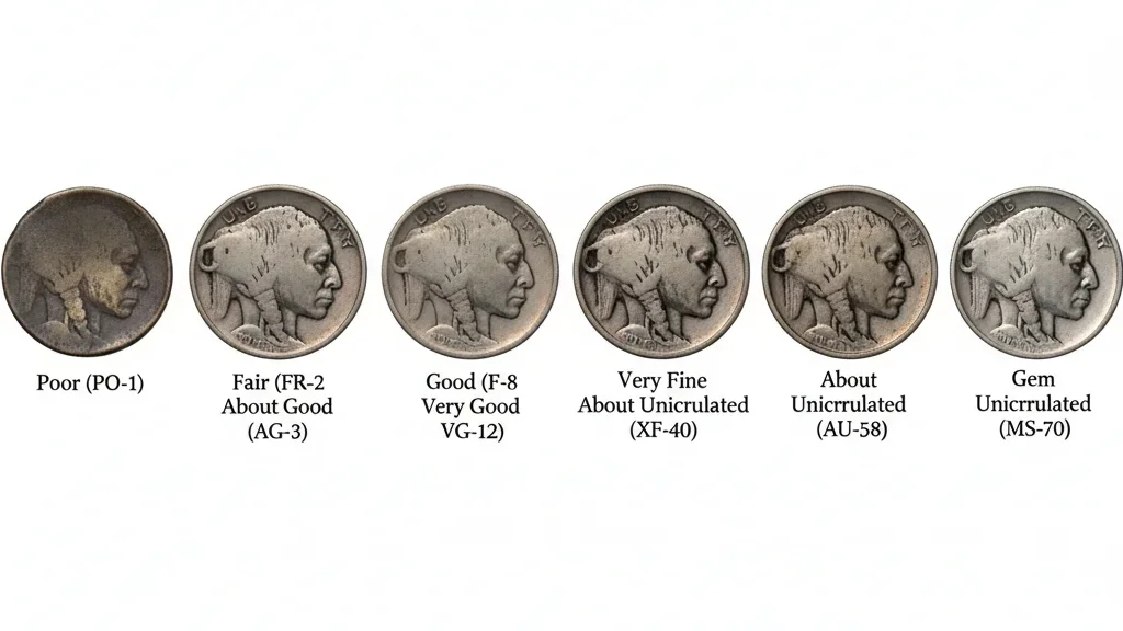 Coin grading scale