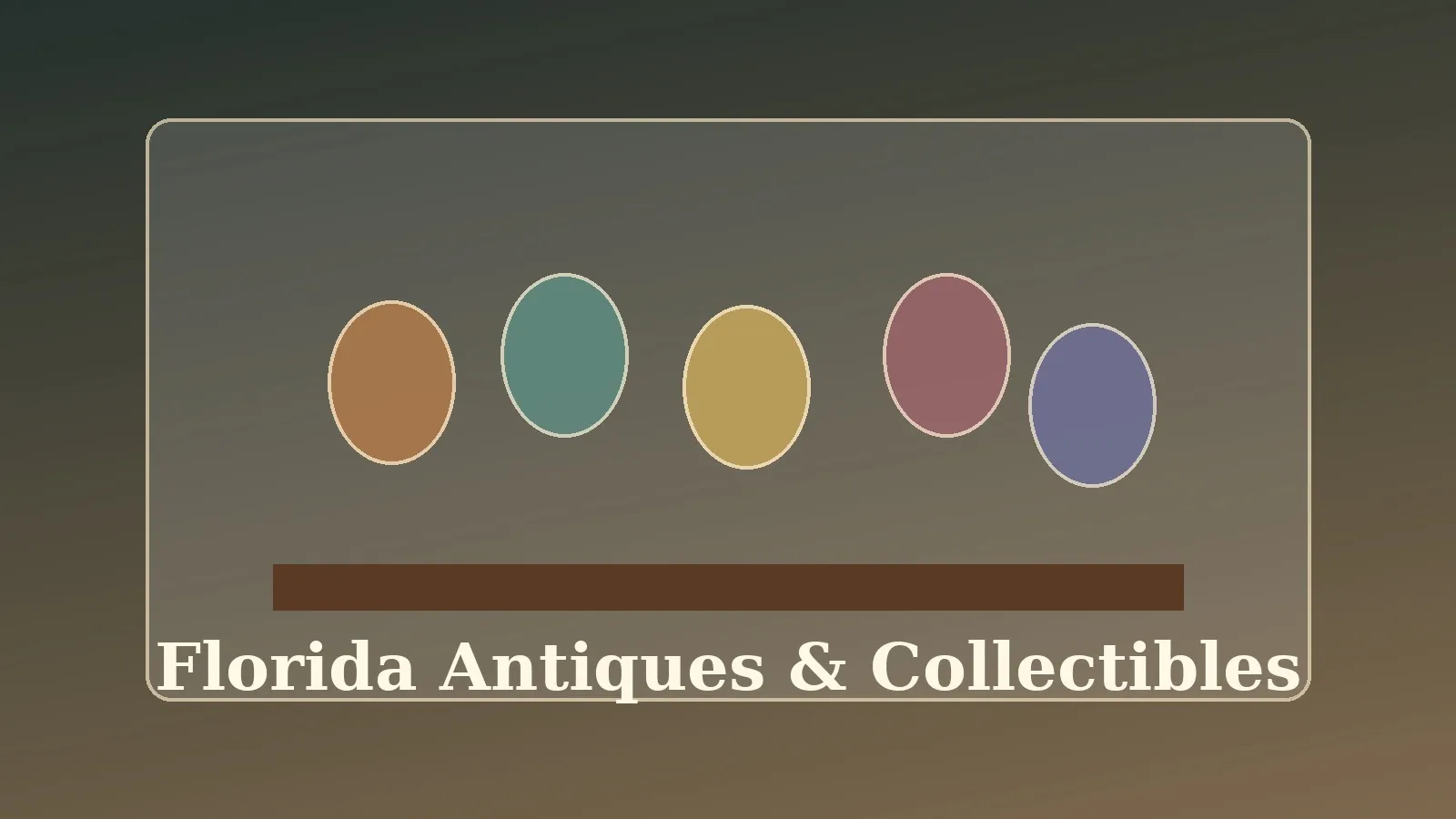 Florida antiques and collectibles prepared for auction appraisal