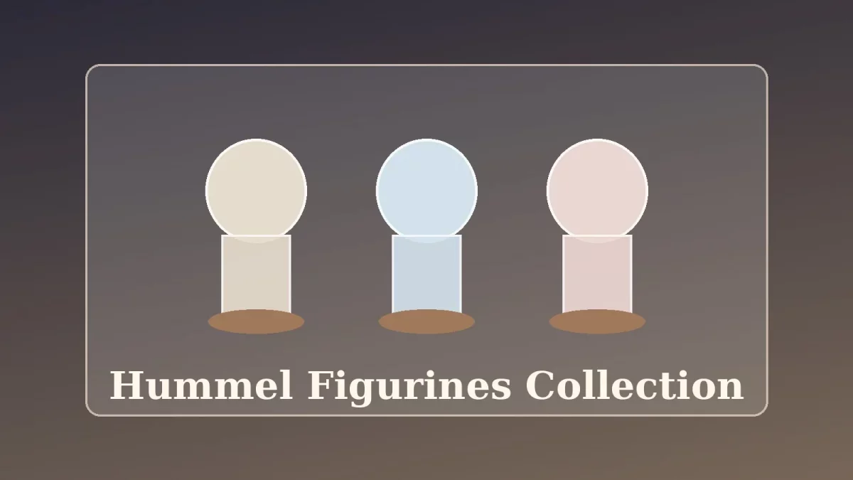 Hummel figurines collection arranged for value appraisal