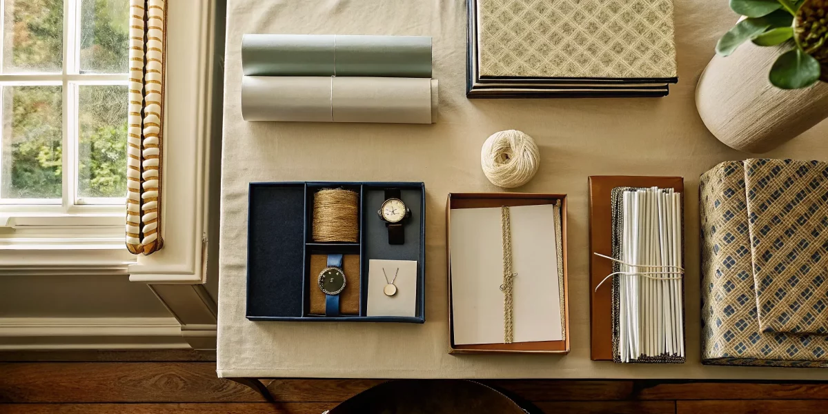 Collectible watches and jewelry organized for an estate liquidation.