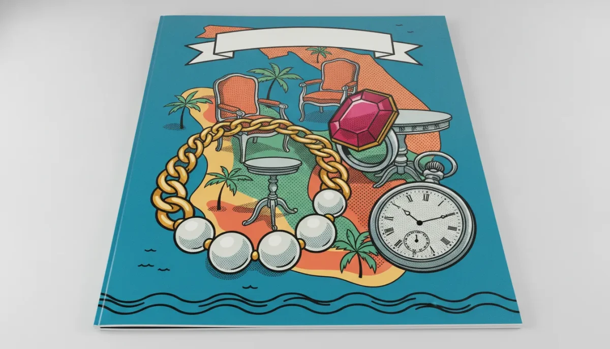 Estate jewelry, antiques, and vintage furniture in Marco Island, Florida.