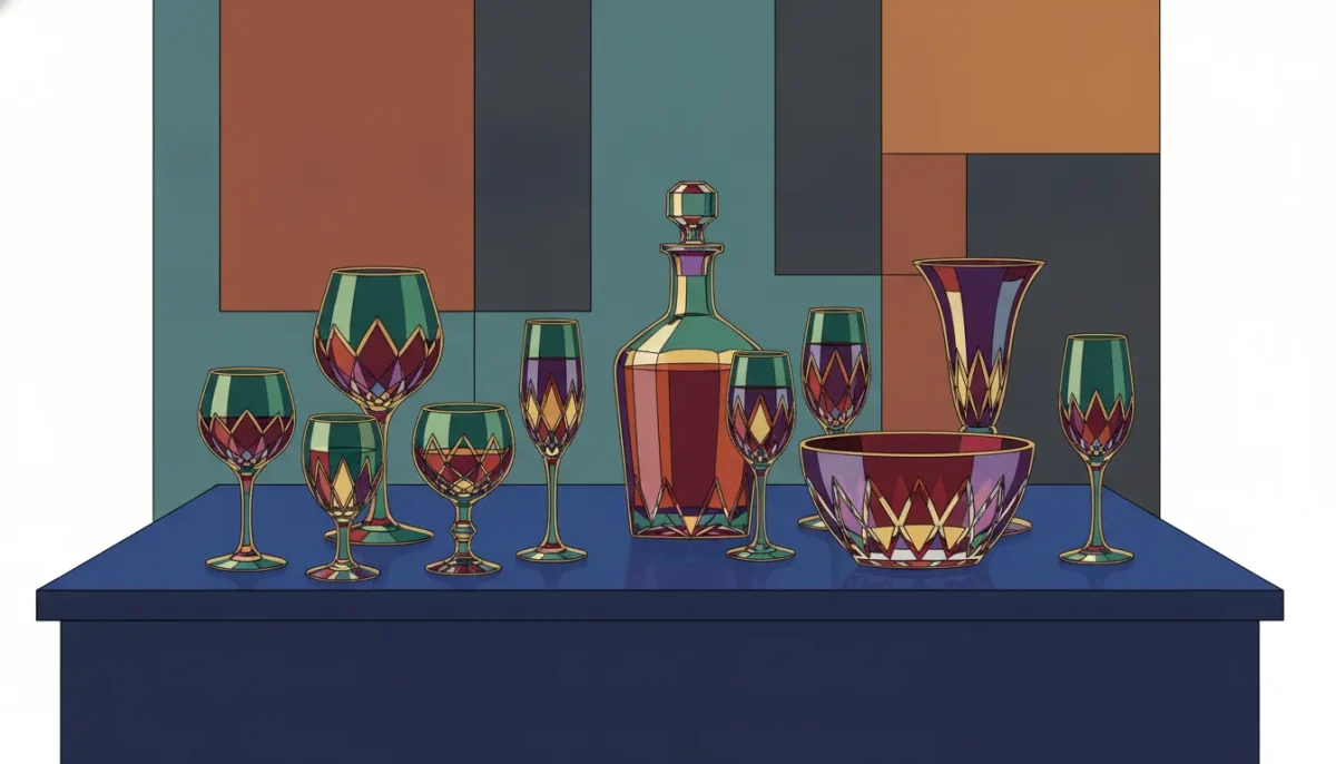 Waterford crystal collection of stemware, decanters, and serving pieces prepared for valuation